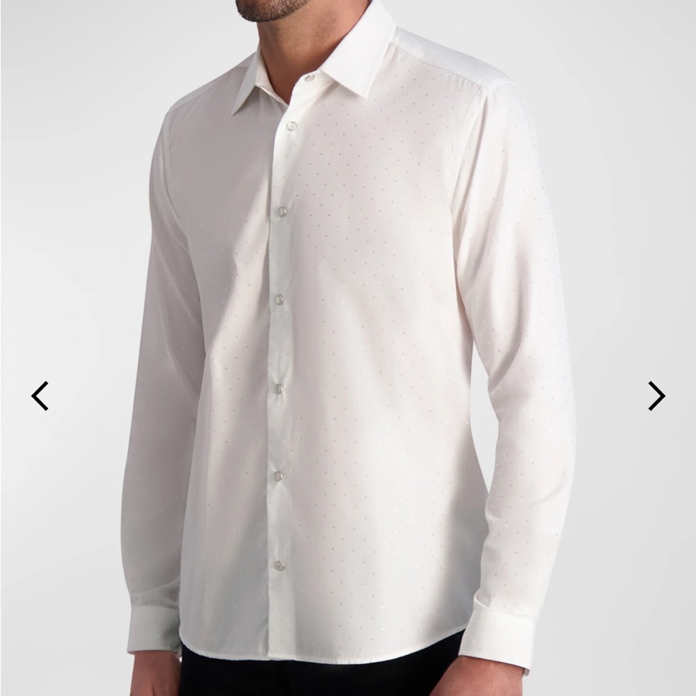 Mens designer XL white dress shirt new/tags